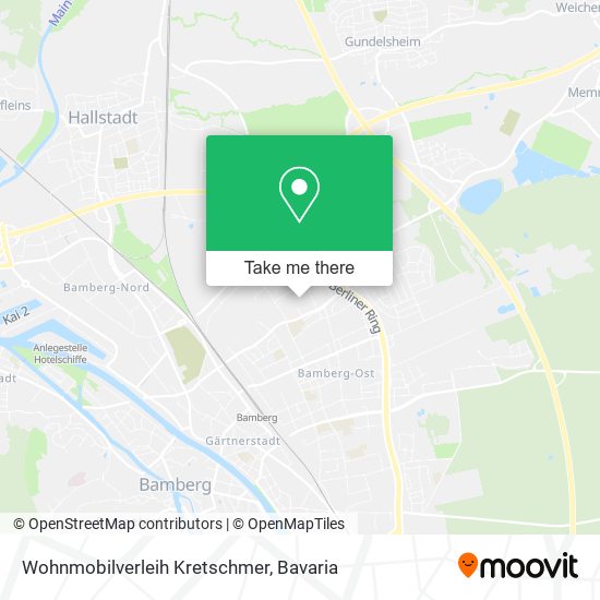 Wohnmobilverleih Kretschmer map