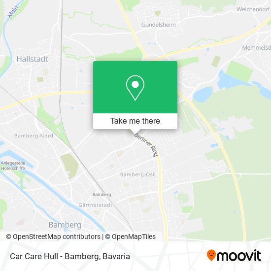 Car Care Hull - Bamberg map