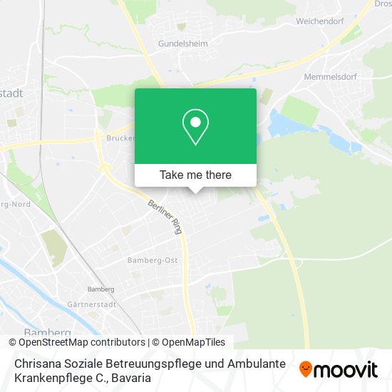 Chrisana Soziale Betreuungspflege und Ambulante Krankenpflege C. map