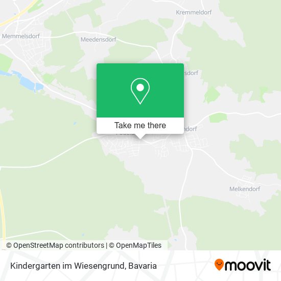 Kindergarten im Wiesengrund map