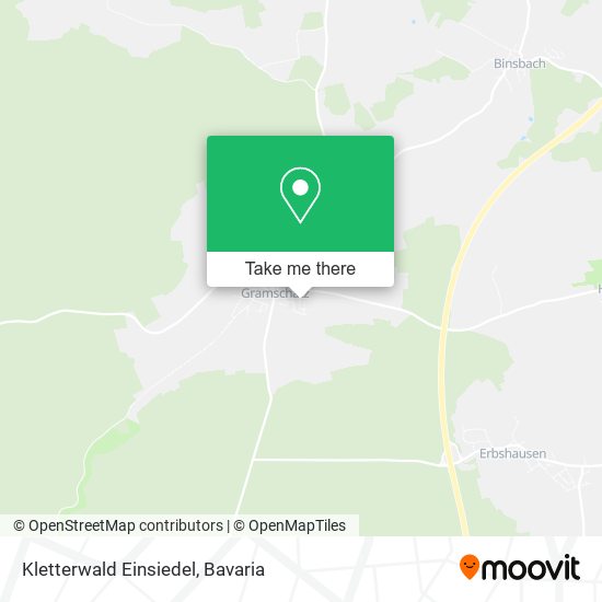Kletterwald Einsiedel map