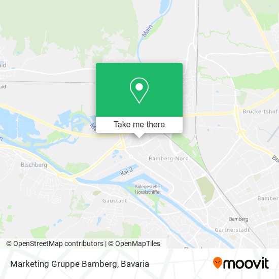 Marketing Gruppe Bamberg map