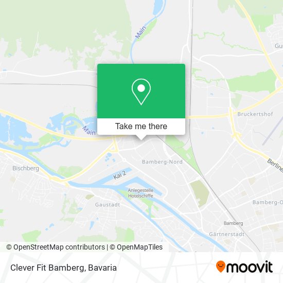 Clever Fit Bamberg map