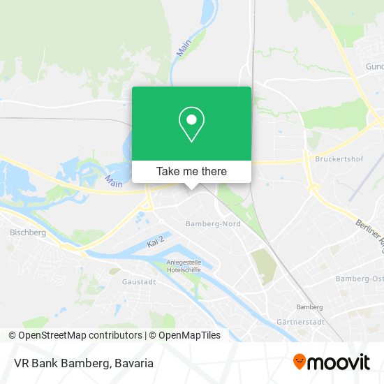 VR Bank Bamberg map