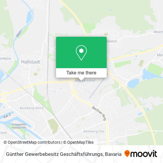 Günther Gewerbebesitz Geschäftsführungs map