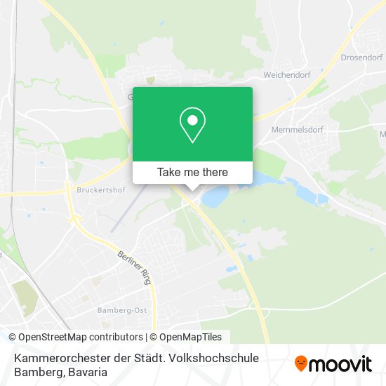 Карта Kammerorchester der Städt. Volkshochschule Bamberg