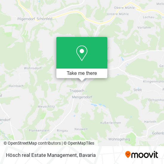 Hösch real Estate Management map