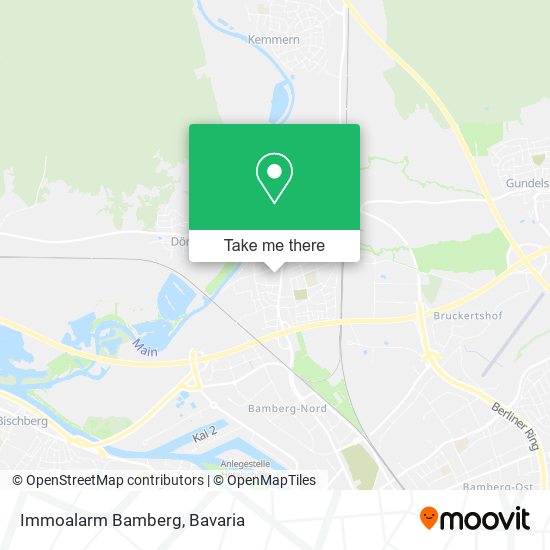 Immoalarm Bamberg map