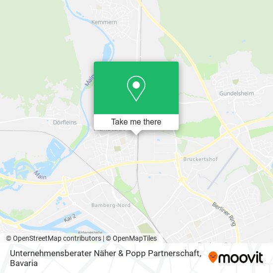 Unternehmensberater Näher & Popp Partnerschaft map