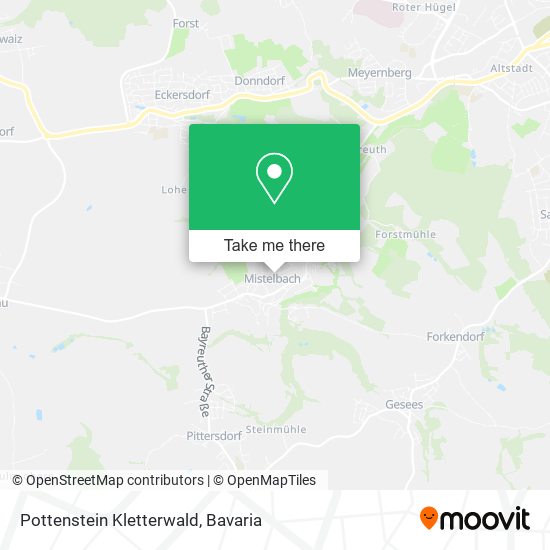Pottenstein Kletterwald map