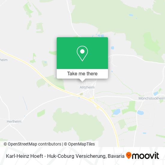 Karl-Heinz Hoeft - Huk-Coburg Versicherung map