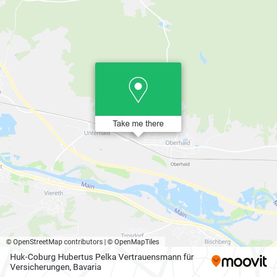 Huk-Coburg Hubertus Pelka Vertrauensmann für Versicherungen map