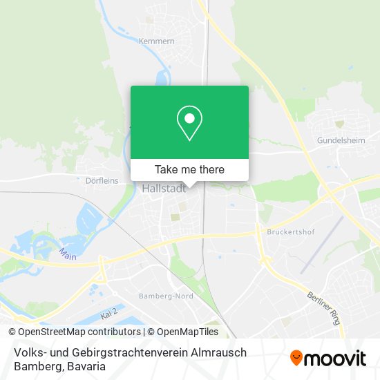 Volks- und Gebirgstrachtenverein Almrausch Bamberg map