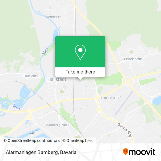 Карта Alarmanlagen Bamberg