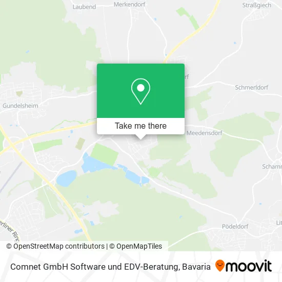 Карта Comnet GmbH Software und EDV-Beratung