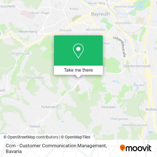 Ccm - Customer Communication Management map