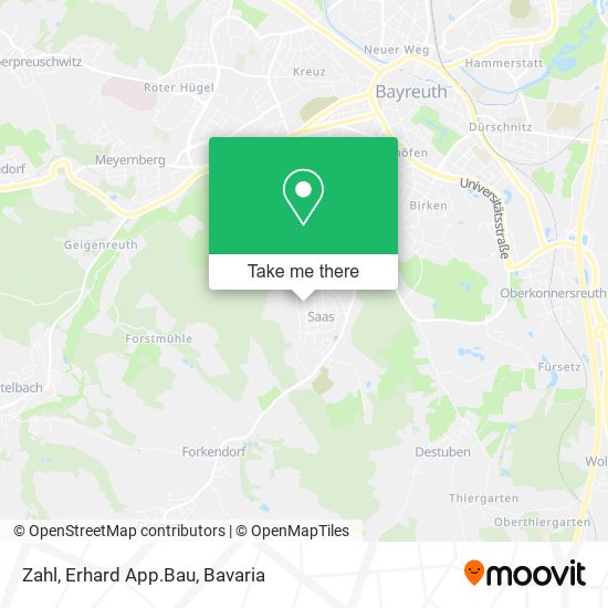 Zahl, Erhard App.Bau map