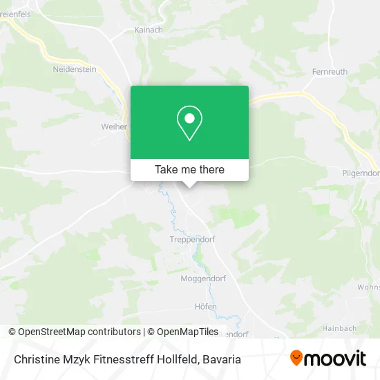 Карта Christine Mzyk Fitnesstreff Hollfeld