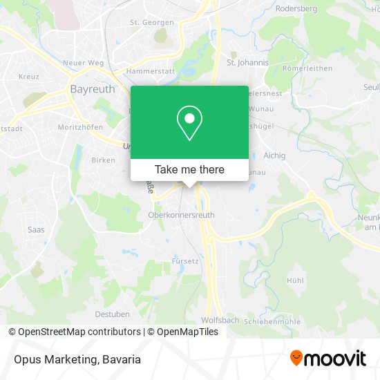 Opus Marketing map