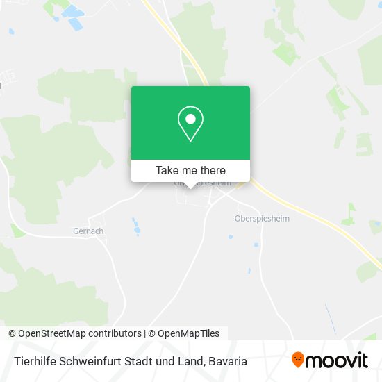 Tierhilfe Schweinfurt Stadt und Land map