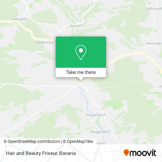 Hair and Beauty Friseur map