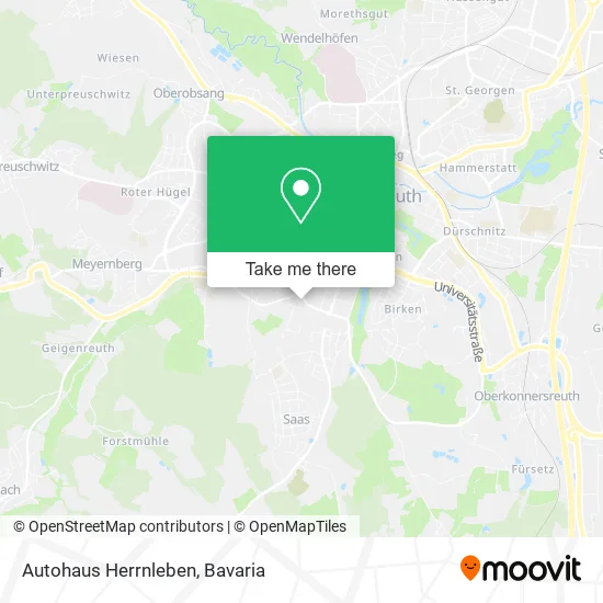 Карта Autohaus Herrnleben