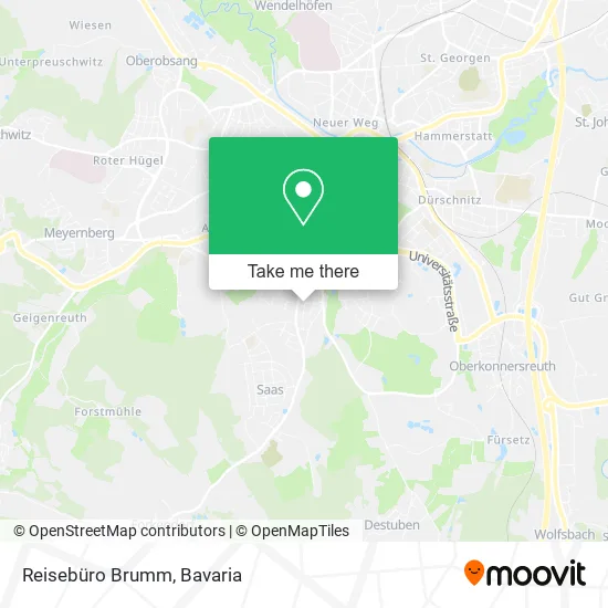 Карта Reisebüro Brumm