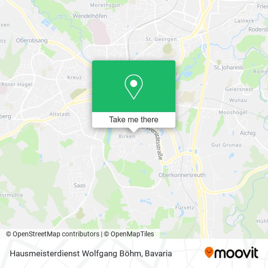 Hausmeisterdienst Wolfgang Böhm map