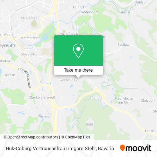 Huk-Coburg Vertrauensfrau Irmgard Stehr map