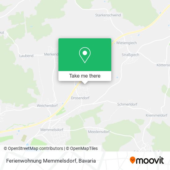 Ferienwohnung Memmelsdorf map