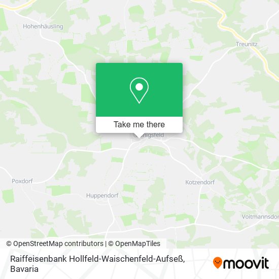 Raiffeisenbank Hollfeld-Waischenfeld-Aufseß map