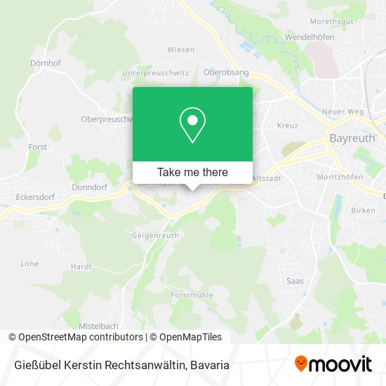 Gießübel Kerstin Rechtsanwältin map