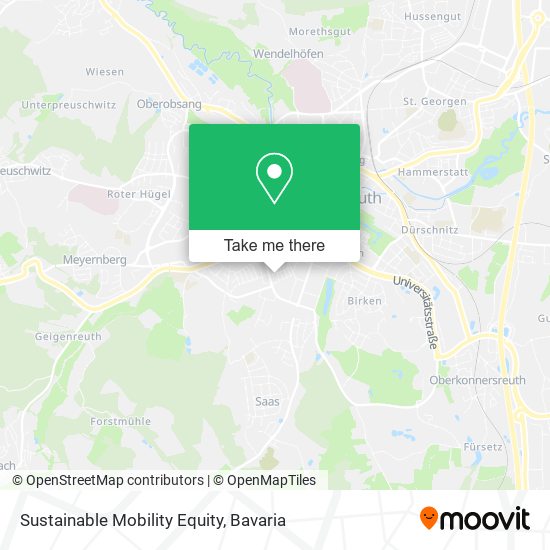Sustainable Mobility Equity map