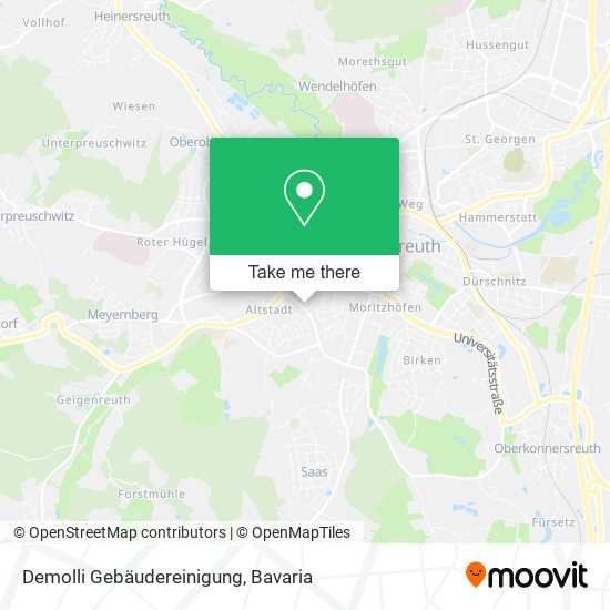 Demolli Gebäudereinigung map