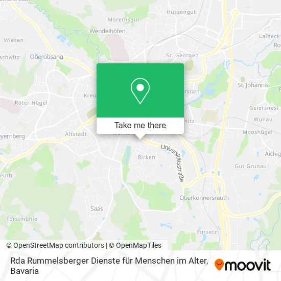 Карта Rda Rummelsberger Dienste für Menschen im Alter