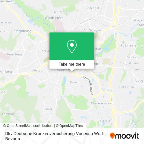 Dkv Deutsche Krankenversicherung Vanessa Wolff map