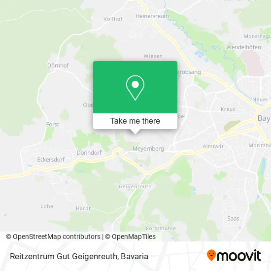 Карта Reitzentrum Gut Geigenreuth