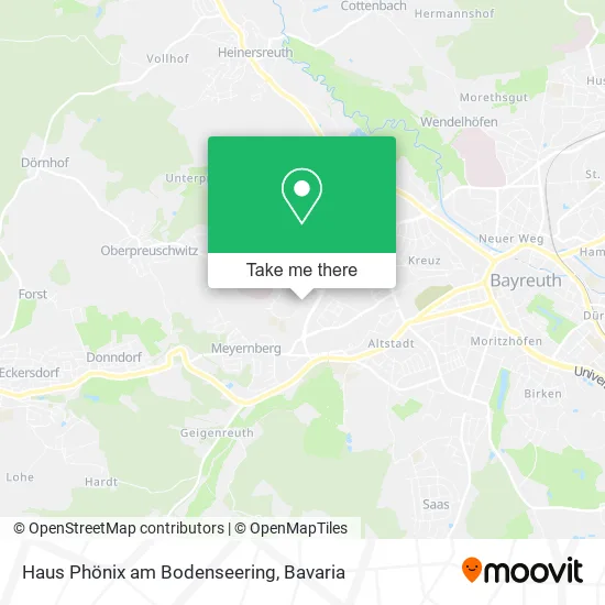 Карта Haus Phönix am Bodenseering