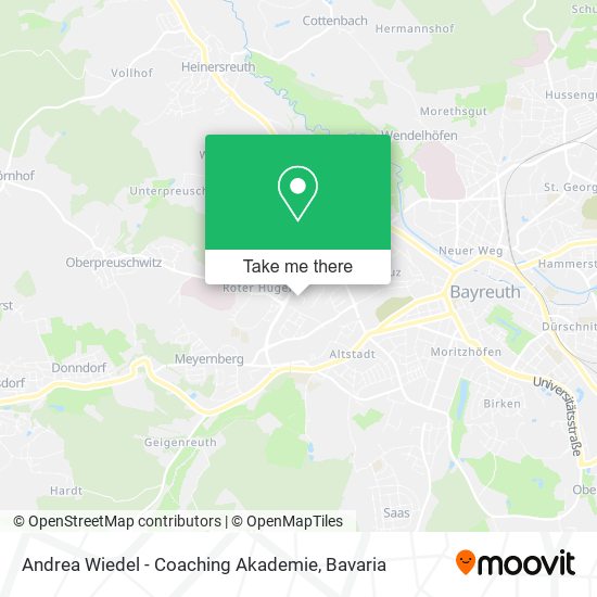 Andrea Wiedel - Coaching Akademie map