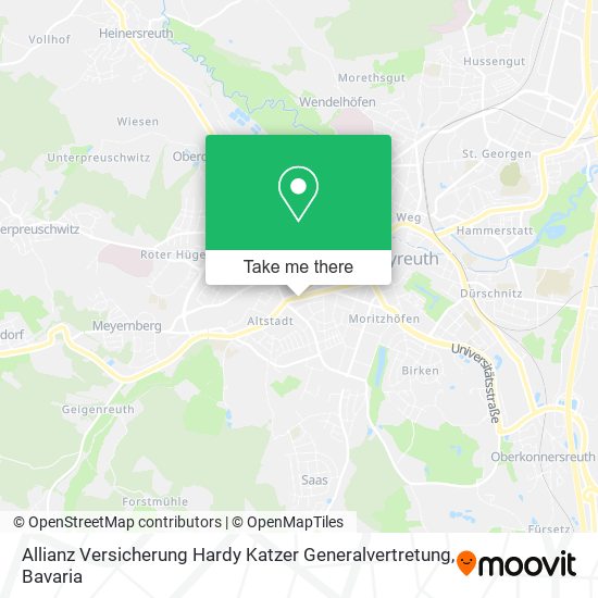 Allianz Versicherung Hardy Katzer Generalvertretung map