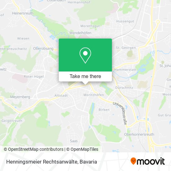 Henningsmeier Rechtsanwälte map