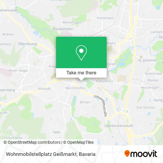 Карта Wohnmobilstellplatz Geißmarkt