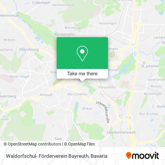 Waldorfschul- Förderverein Bayreuth map
