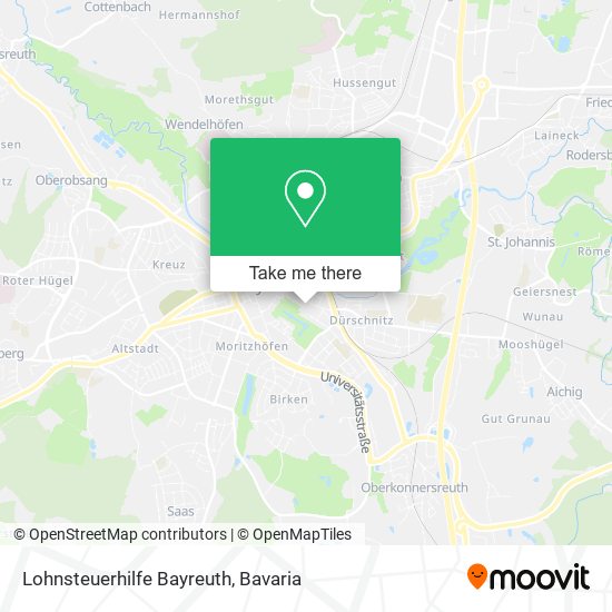 Lohnsteuerhilfe Bayreuth map
