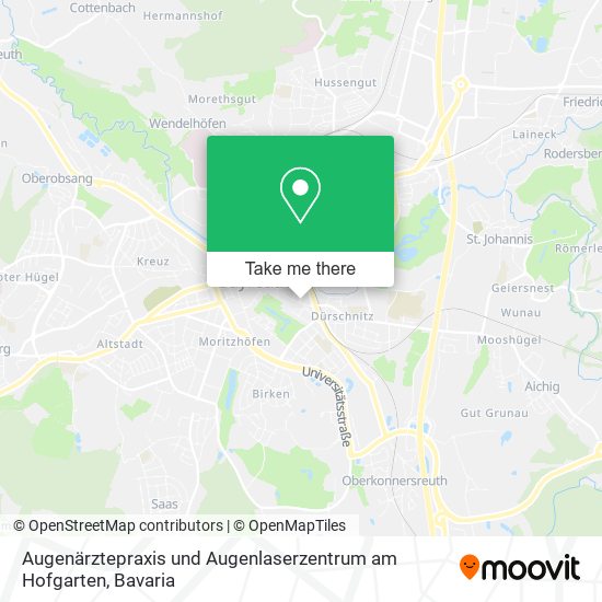 Augenärztepraxis und Augenlaserzentrum am Hofgarten map