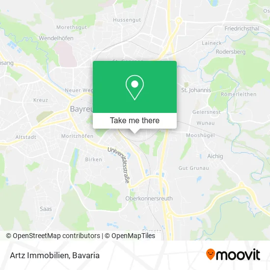 Карта Artz Immobilien