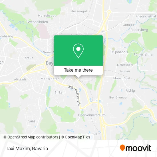 Карта Taxi Maxim