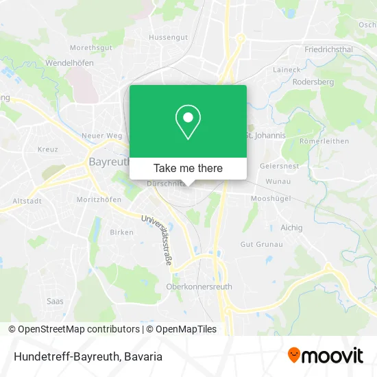 Карта Hundetreff-Bayreuth