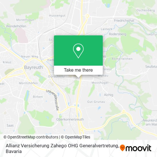 Allianz Versicherung Zahego OHG Generalvertretung map