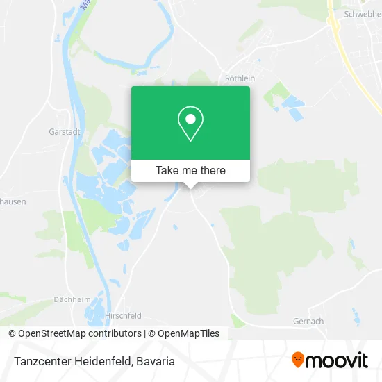 Карта Tanzcenter Heidenfeld